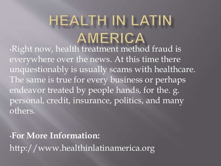 Health in latin america