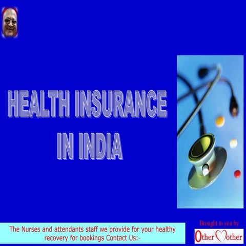 Health insurance in india | PPTX