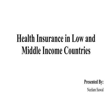 Health insurance 