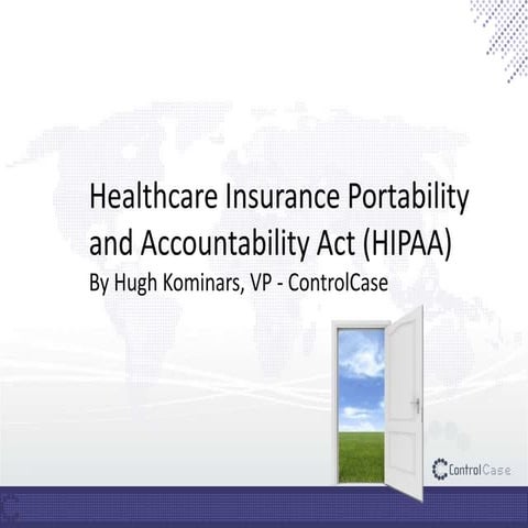 Health Insurance Portability and Accountability Act (HIPAA) Compliance