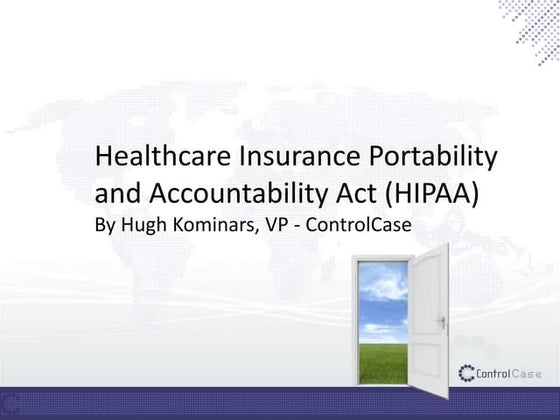 What is hipaa | PPT