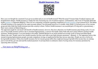 Health Insurance Pros