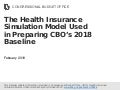 The Health Insurance Simulation Model Used in Preparing CBO’s 2018 Baseline