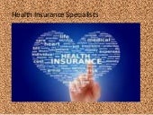 Health insurance specialist