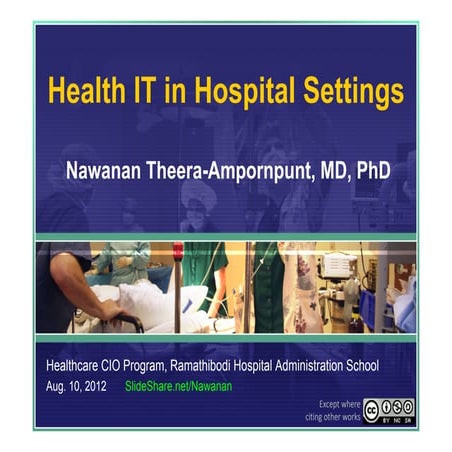 Health IT in Hospital Settings