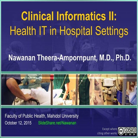 Health IT in Hospital Settings