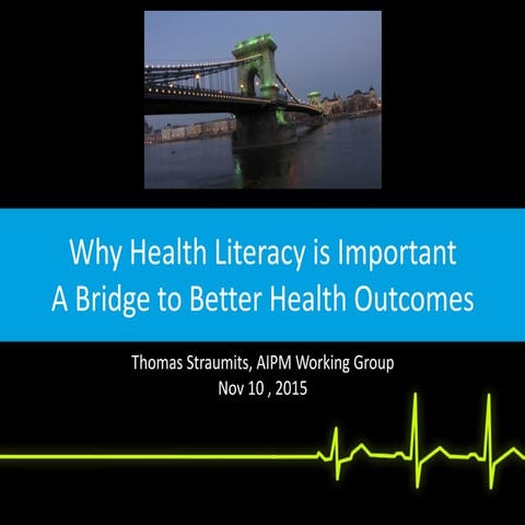 Health Literacy in Hungary - A Bridge to Better Health Outcomes