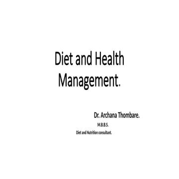 Health Management Presentation on health care