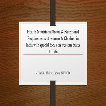 Declining Child malnutrition in Maharashtra India 2-The Effort | PDF