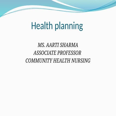 health planning for GNM/B.SC/PBBSC/MSC NURSING