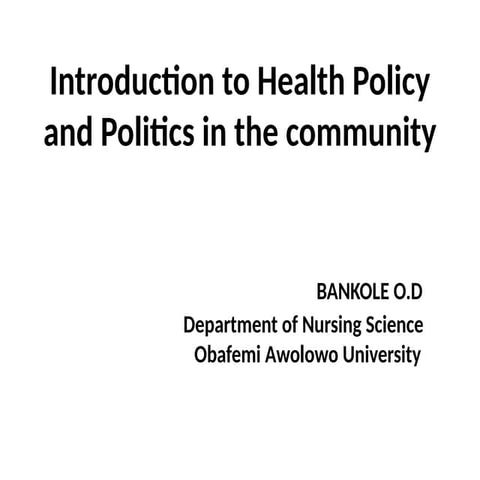 HEALTH POLICY/HEALTH POLICY/HEALTH POLICY