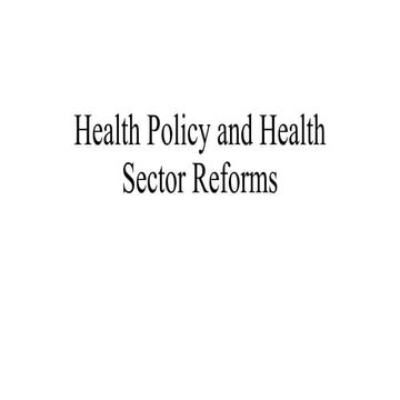Health Policy and Health Sector Reforms read only.pptx