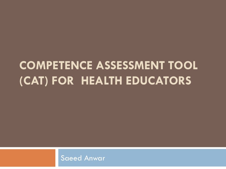 Health Promoters Competence Assessment Tool Hcat