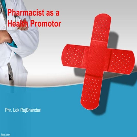 Health promotion: As a pharmacist