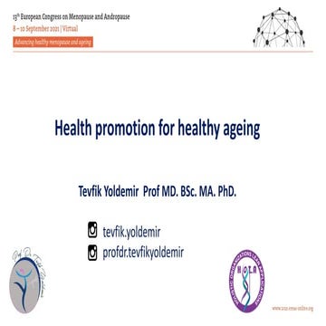 Health promotion for healthy aging | PDF
