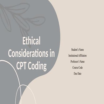 Ethical Considerations and Best Practices in CPT Coding for Healthcare ...
