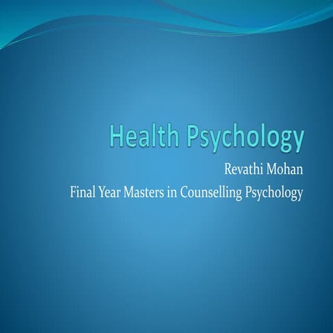 Health psychology