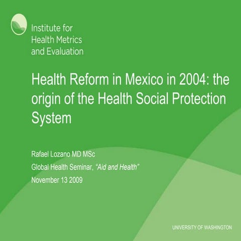 Mexico Health Reform