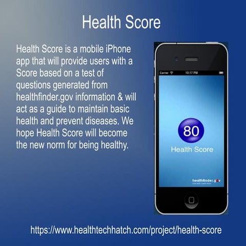 Health scoreppt
