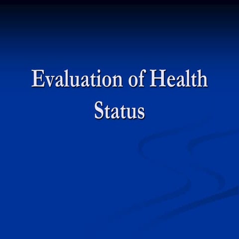 Health screening and health of the nation