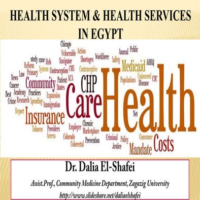 HEALTH SYSTEM & HEALTH SERVICES IN EGYPT 