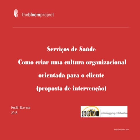 Health services - Intervention proposal