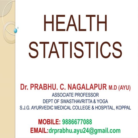 Health statistics