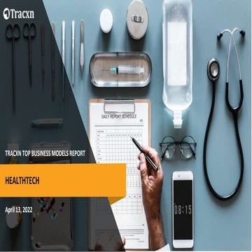 Tracxn - Top Business Models - HealthTech - Apr 2022