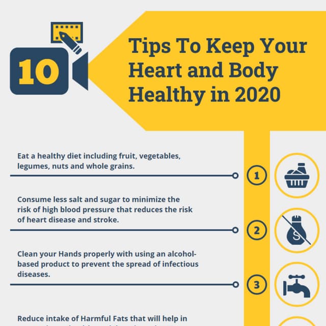 10 Tips To Keep Your Heart and Body Healthy in 2020