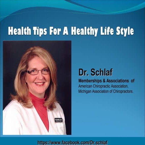 Health tips for a healthy life style | PPT