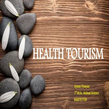 Health tourism