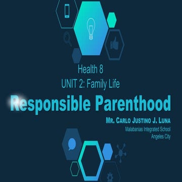 Responsible Parenthood - MAPEH 8 (Health 2nd Quarter)