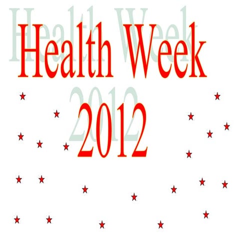 Health week 2012