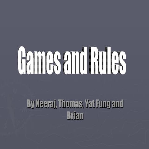 Healthy Games | PPT
