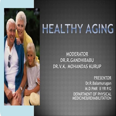 Healthy aging PPT
