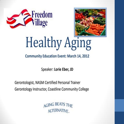 Healthy Aging PowerPoint