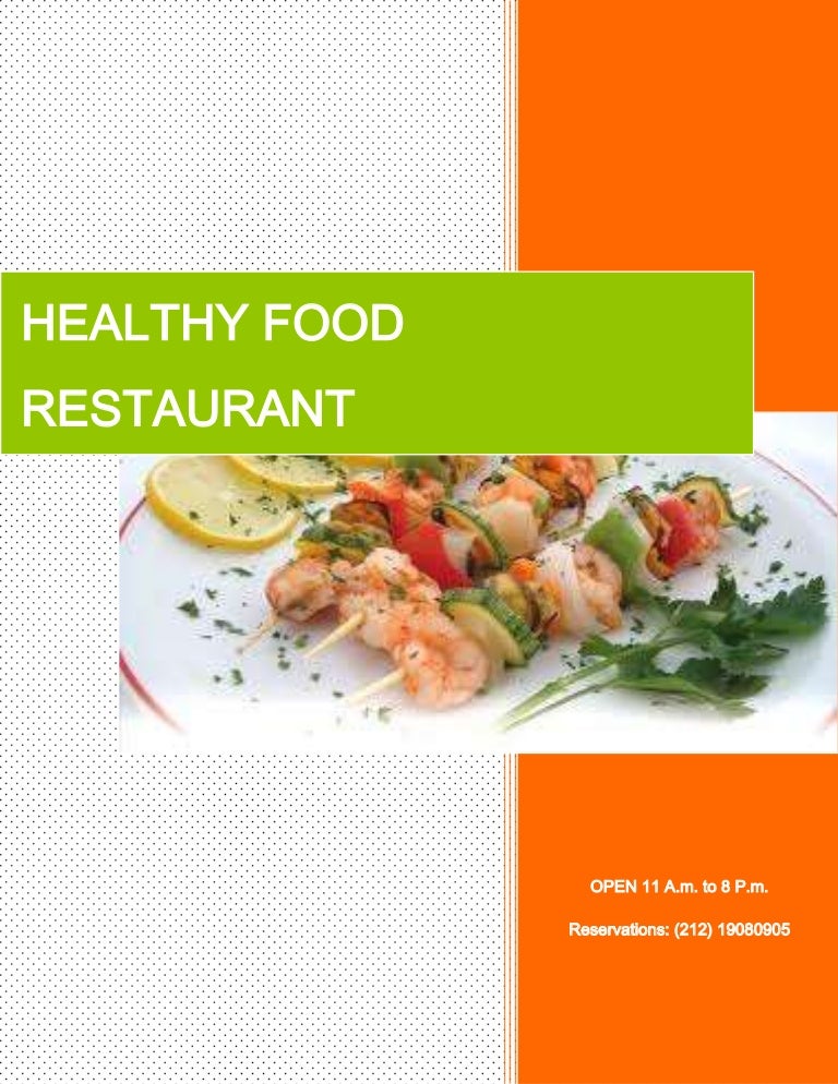 Healthy food restaurant