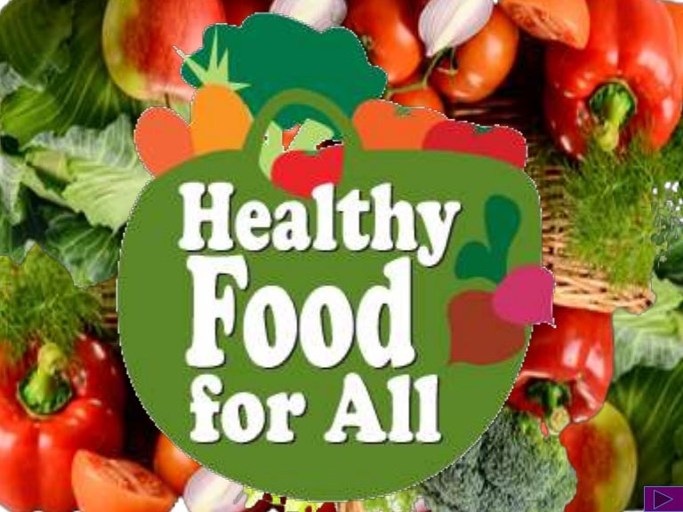 Healthy Foods Examples and Activities