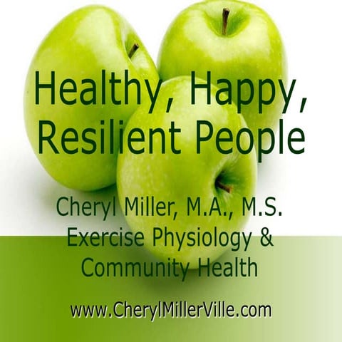 Healthy Happy Resilient People