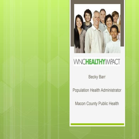 Healthcare - Healthy impact - LEAD:WNC 2014