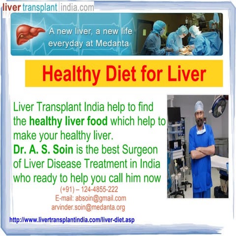 Healthy liver diet