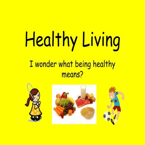 Health and Well being for kids aged 10-13 | PPTX