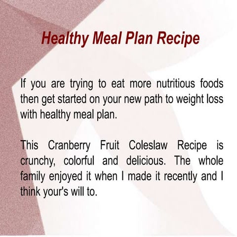 Healthy eating tips for families (with reference) | PPTX