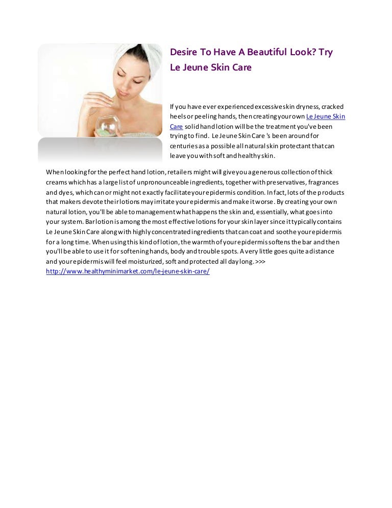 jeune skin care