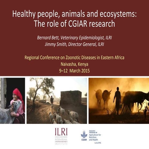 Healthy people, animals and ecosystems: The role of CGIAR research
