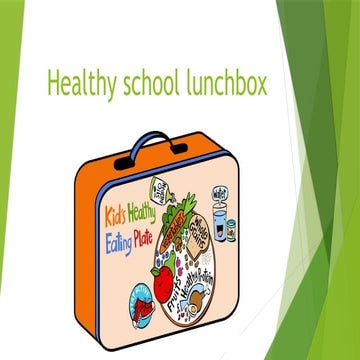 Healthy school lunchbox grade one global