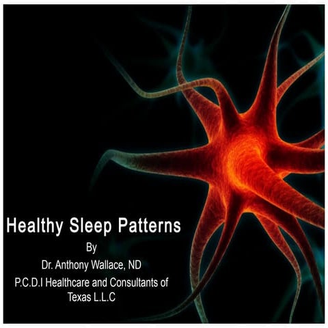 Healthy sleep patterns