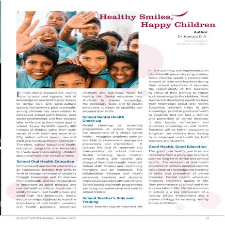 School oral health program | PPTX