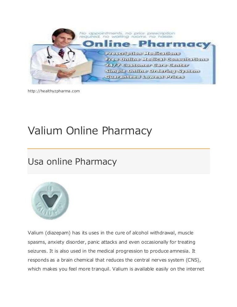 Valium indian online pharmacy