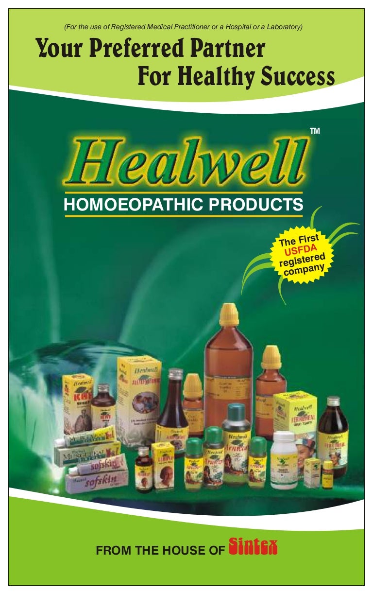 Healwell Homoeopathic Medicine products List